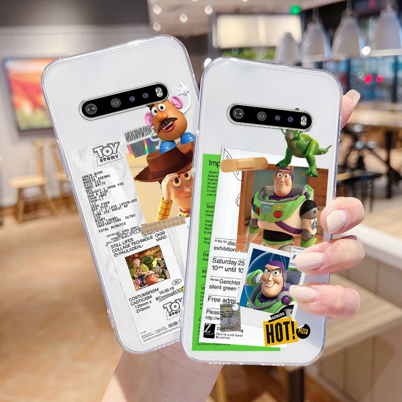 Buzz Lightyear Poster Disney Phone Case For Google Pixel 7 6 Pro 6A 5A 5 LG K92 K42 K22 K71 K61 K51 K41S G8 Transparent