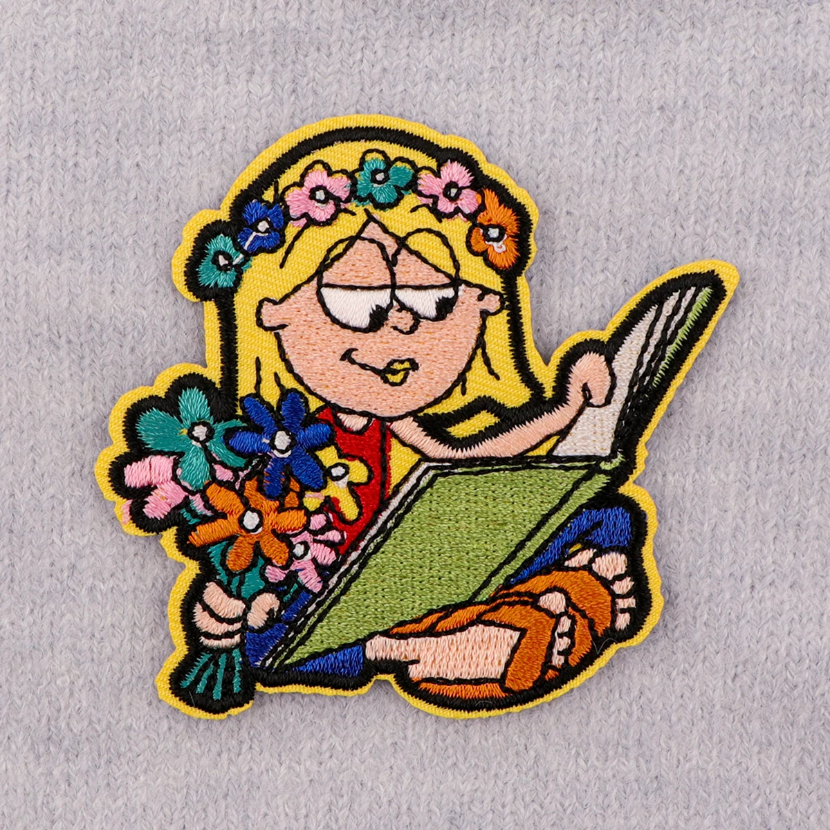 Patch brodé de sorcière pour fille, dessin animé, pour vêtements, vestes, féminisme, bricolage, fer sur Patch, accessoires appliqués, autocollant