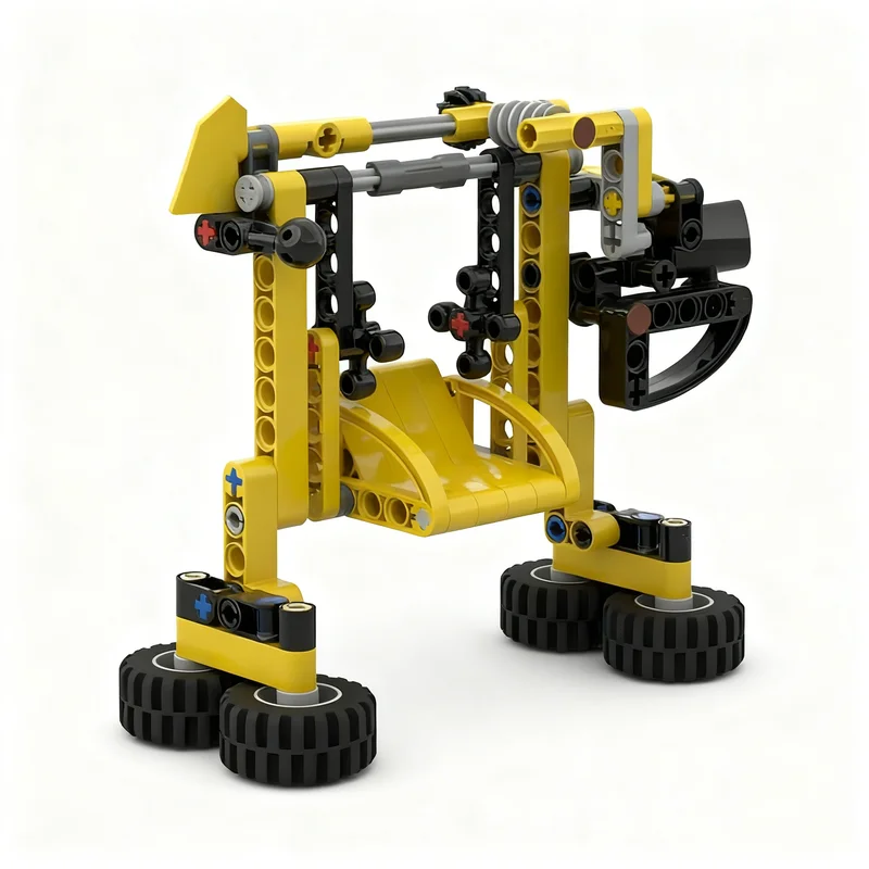 101-teiliges MOC Schaukel-Alternativmodell Technische Bausteine Architektur DIY Kreative Weihnachtsgeschenke Bildungsspielzeug-Idee