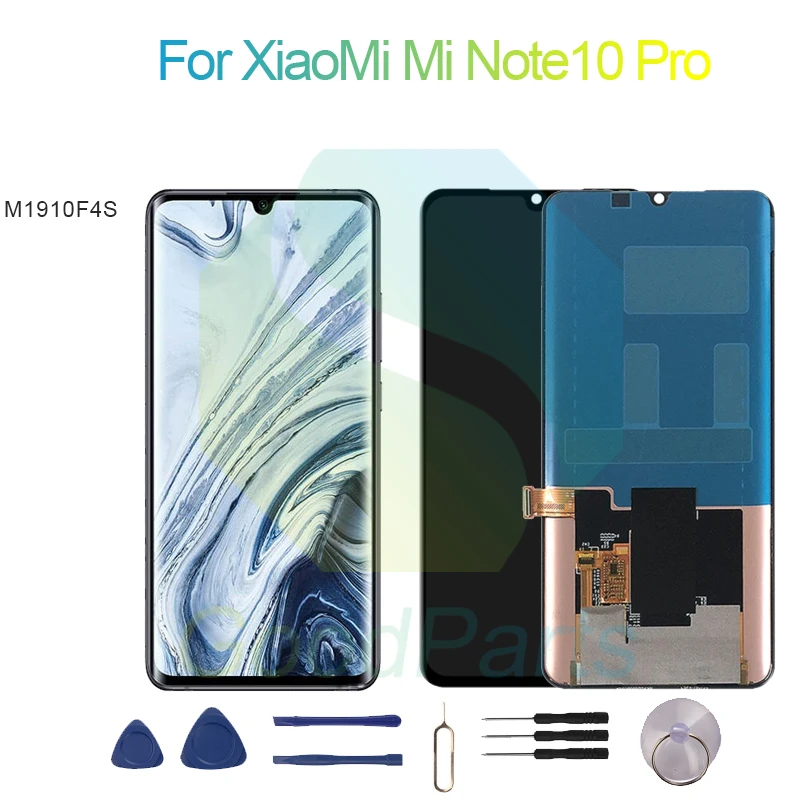 For XiaoMi Mi Note 10 Pro LCD Display Screen 6.47