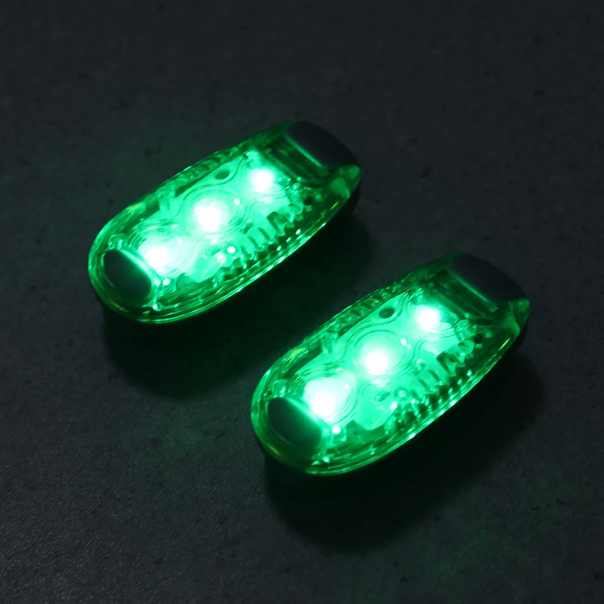 2 قطعة Led ضوء السلامة ليلا تشغيل ستروب كليب على أضواء عاكسة والعتاد عداء الدراجة الكلب اكسسوارات مقاومة الطقس