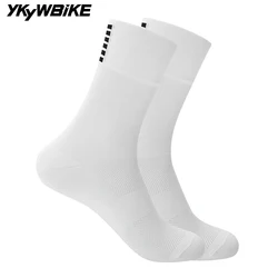 YKYWBIKE – chaussettes courtes respirantes pour hommes et femmes, marque professionnelle de cyclisme, de Sport, d'extérieur