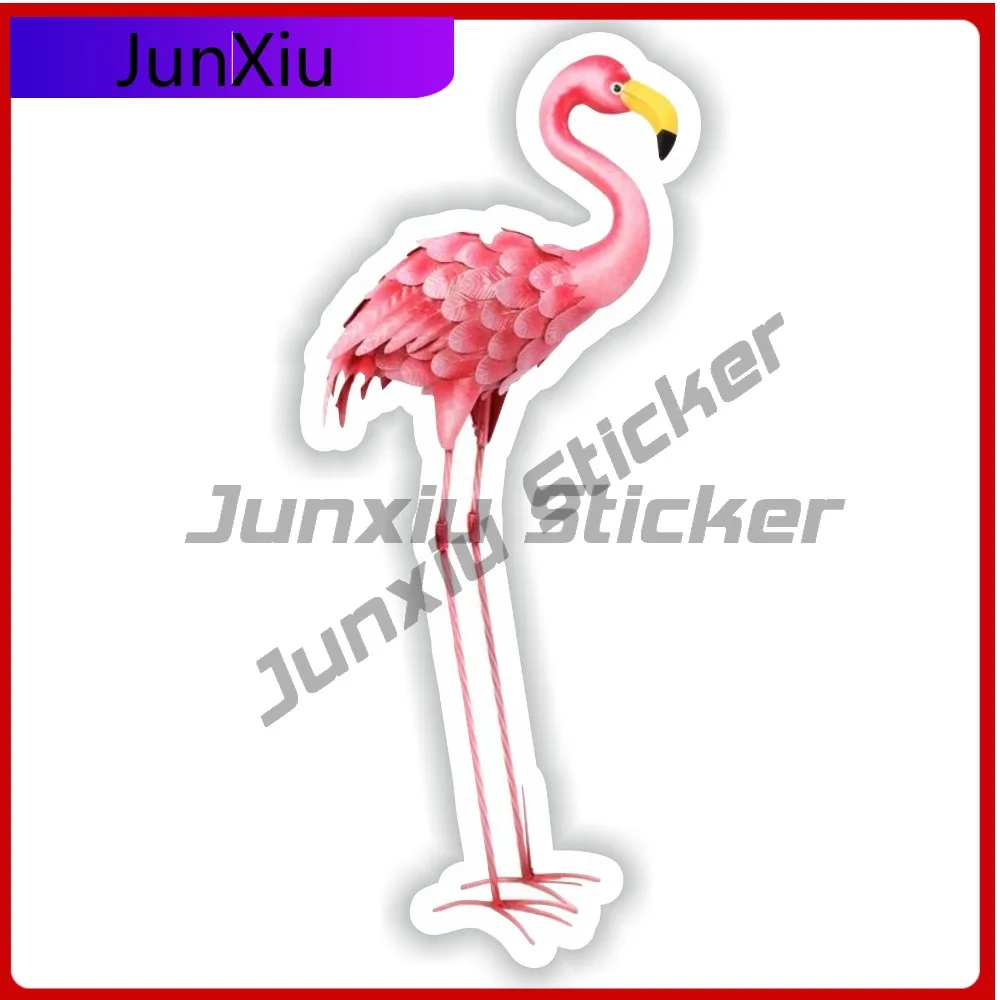 

Flamingo Graffiti Cartoon Animals Stickers Vinyl Decals Decorative Suv Outdoor Camping Decals Waterproof Stickers Rv Cars Decor