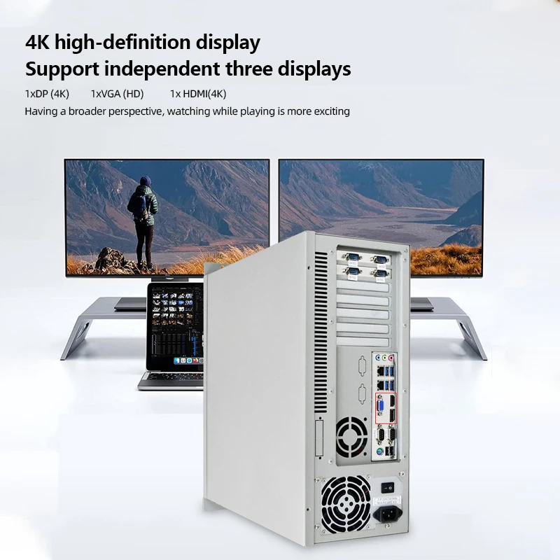 【Nuevo】IPC -610L B75 H81Chipset 16GB 6COM Video de alta definición placa base Industrial Pc integrado ordenador Industrial Mini