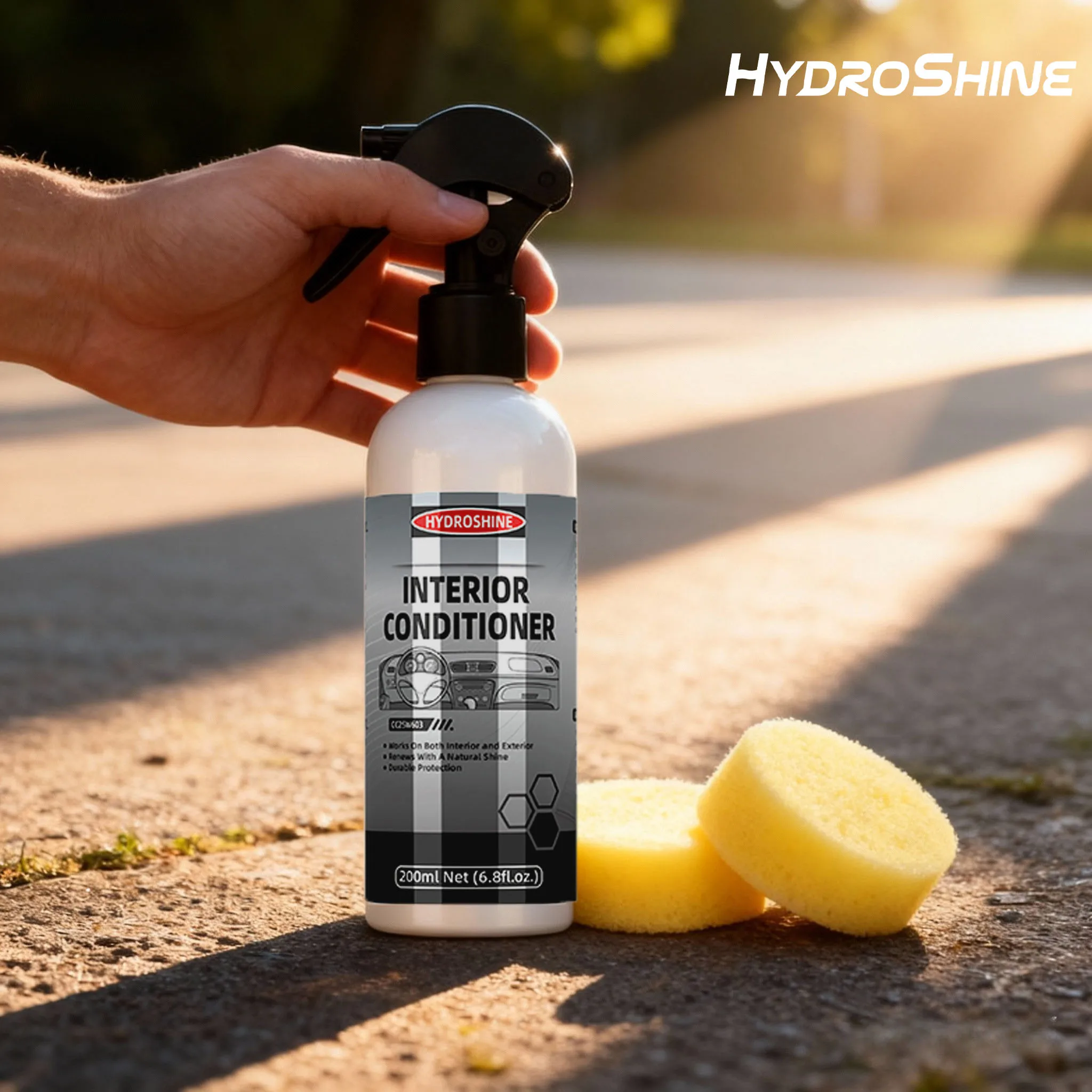 هيدروشين مكيف السيارة الداخلي البلاستيك استعادة معطف الشمع منظف خارجي صيانة العناية بالجلد متعددة الوظائف