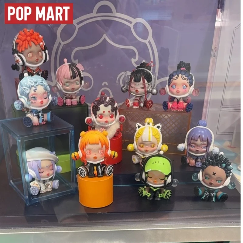 

Original spot POP MARTSkullpanda Night City series blind box cyberpunk figurine cartoon anime desktop ornament collection gift