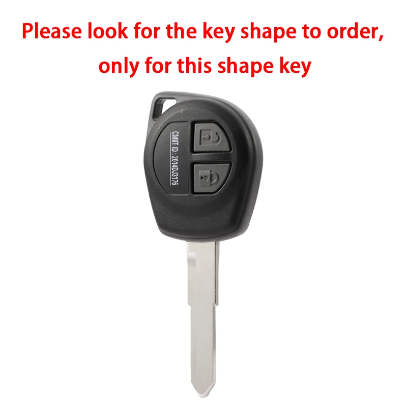 TPU remoto Key Fob caso capa, acessórios chaveiros, 2 botões, apto para Suzuki SX4, Vitara, Amagatarai, Swift, Grand, Liana, moda