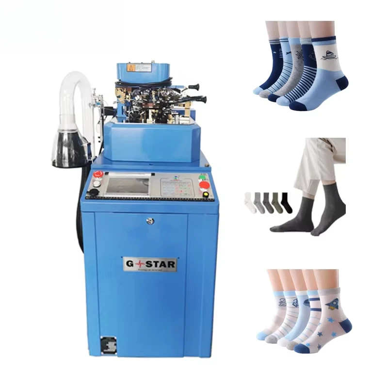 Socks Knitting Machine New Product Touch Screen Servo Motor Turkish Industrial Machinery