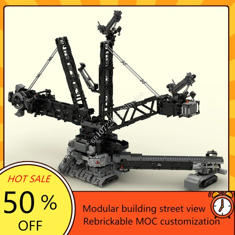 

5707PCS MOC Krupp Bagger 293 RC Excavator Truck Model Custom Puzzles Technology Creative Assembly Kid Christmas Birthday Gift