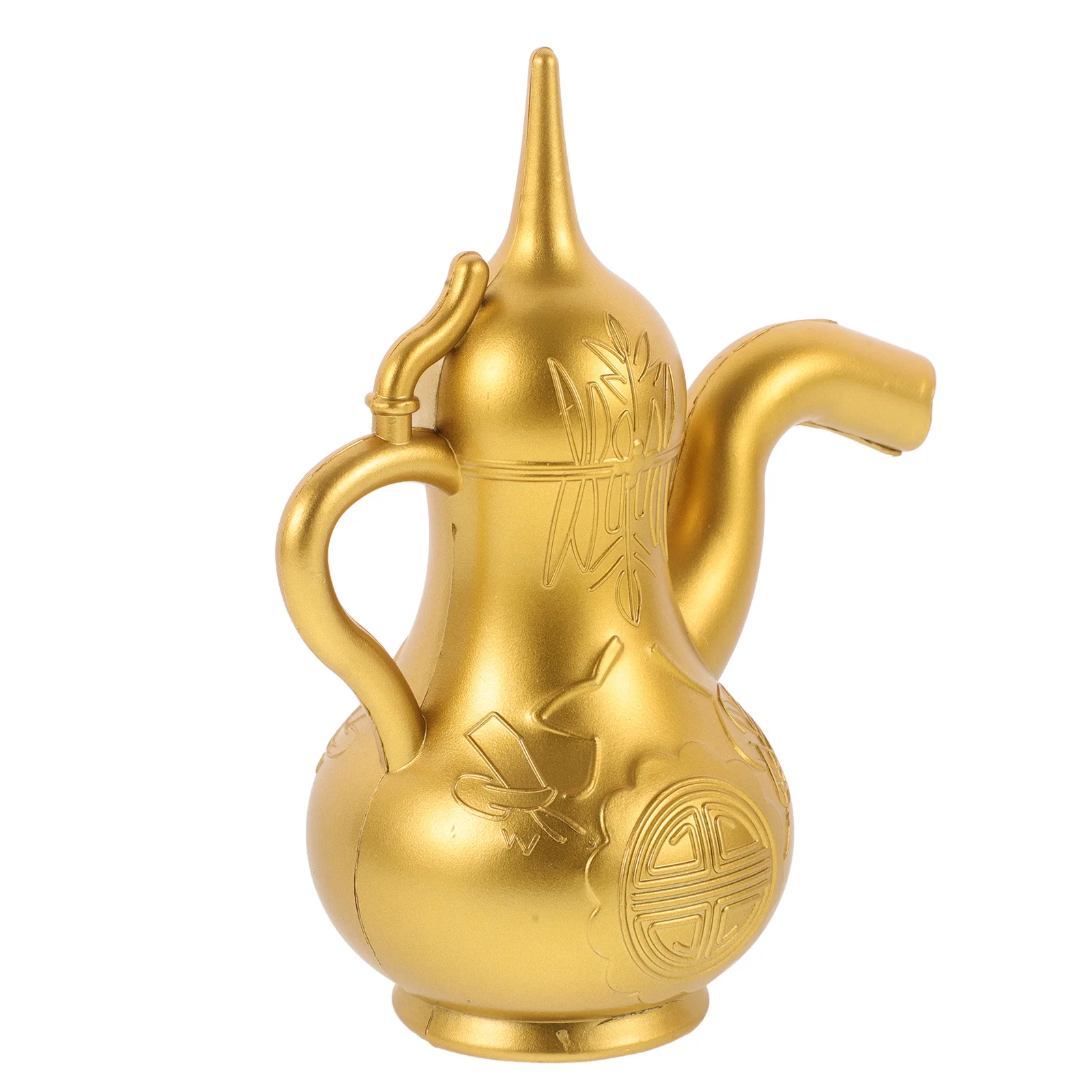 

Garden Gourd Ornament Lucky Charm Craft Accessory DIY Components Prosperity Home Courtyard Decoration Decorative Invisible Gourd