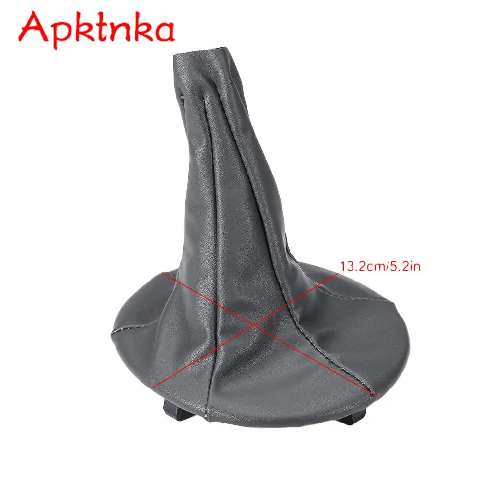 APKTNKA Pu Leather Car Gear Shift Collar Gaiter Gaitor Boot Dust Cover For Fiat 500 500c 2007-2013 /Panda 2003-2012