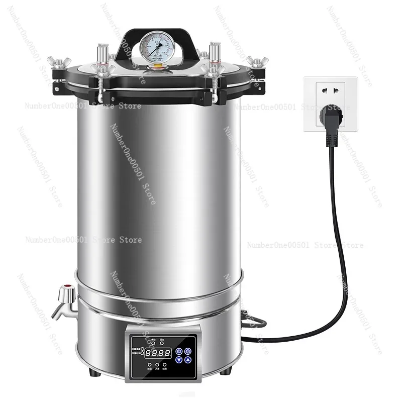

Autoclave Sterilizer Laboratory Steam Pressure Sterilizer 18L-30L Automatic Vertical High Pressure Sterilizer for Lab Equipment