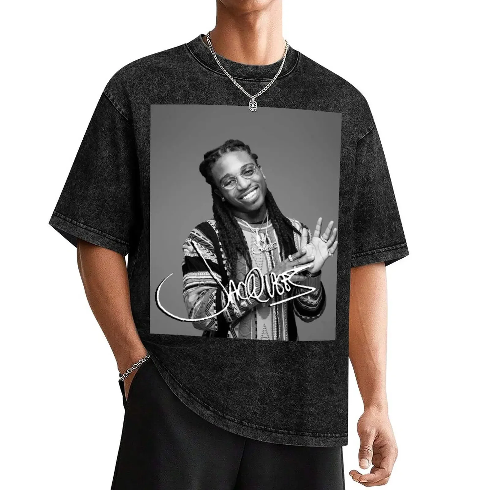 Tenjaq King of R & B American Tour 2019 2020 T-Shirt cotton graphic tees vintage heavyweights T-shirt men