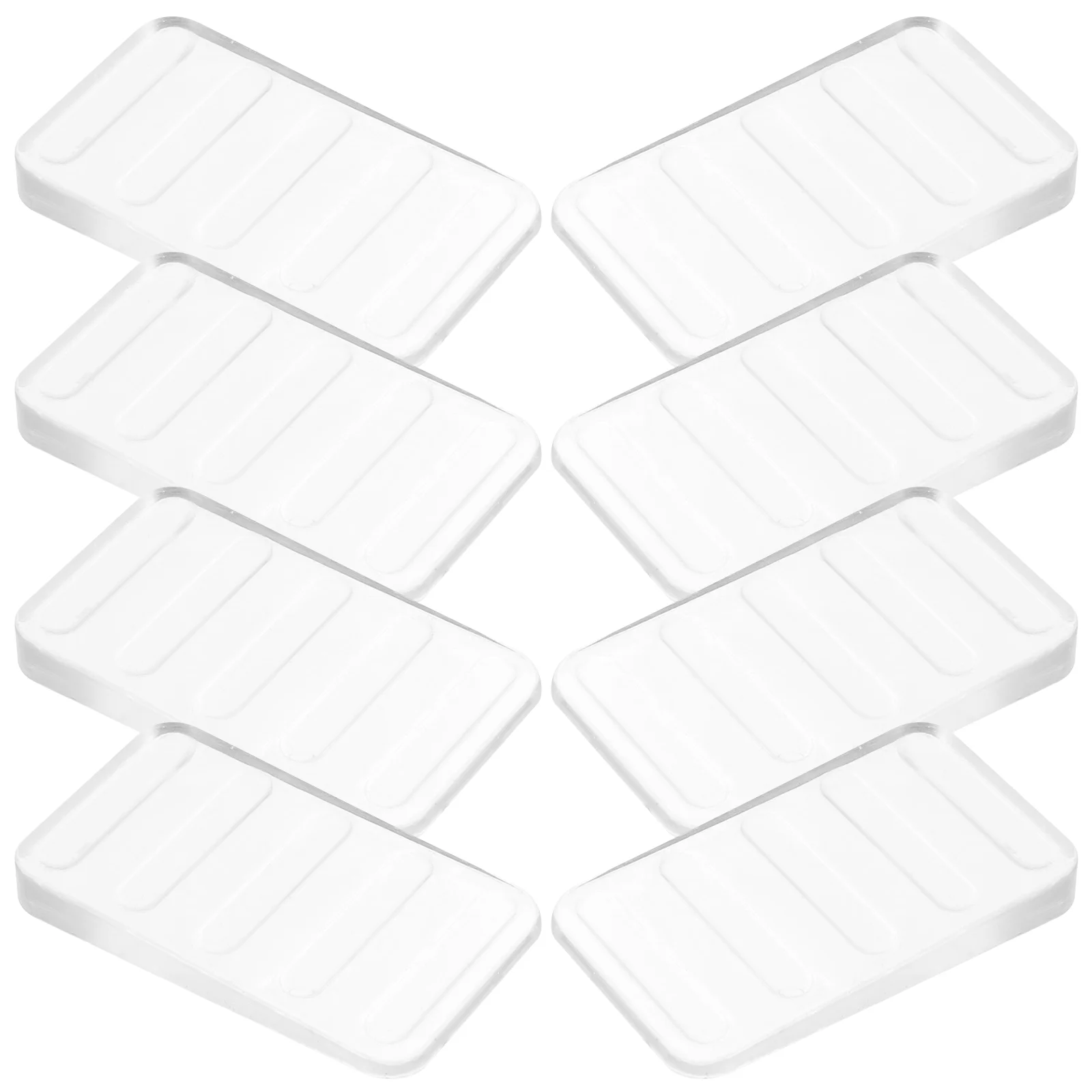 Cales de nivellement de meubles en plastique, 8 pièces, cales de toilettes pour niveler les stabilisateurs de Table, pièces de pieds de meubles, blocs réglables