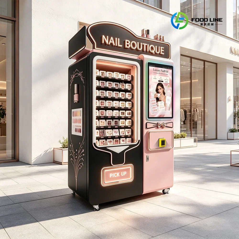 FL Self Service Nail Vending Machine Nail Art Vending Machine Nail Printing Vending Machine Custom