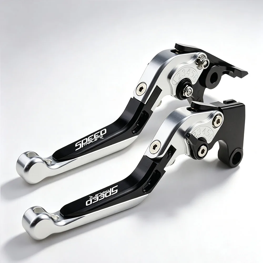 For Triumph Speed Triple R 2012-2015 Motorcycle Brake Clutch Levers CNC Aluminum Adjustable Folding Extendable Pair Set Kit