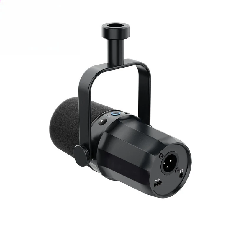 Mikrofon für Live-Funkübertragung im Studio