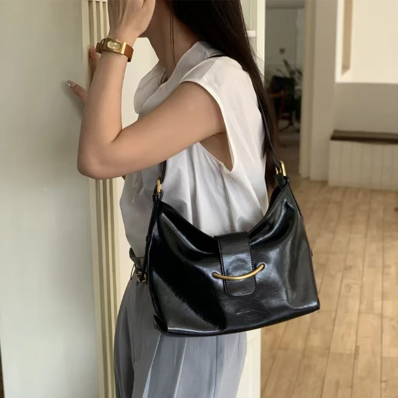 

Fashion Simple Premium Underarm Bag High-end Atmosphere Hundred Hobo Commuter Single Shoulder Slanting Women Crossbody Bags