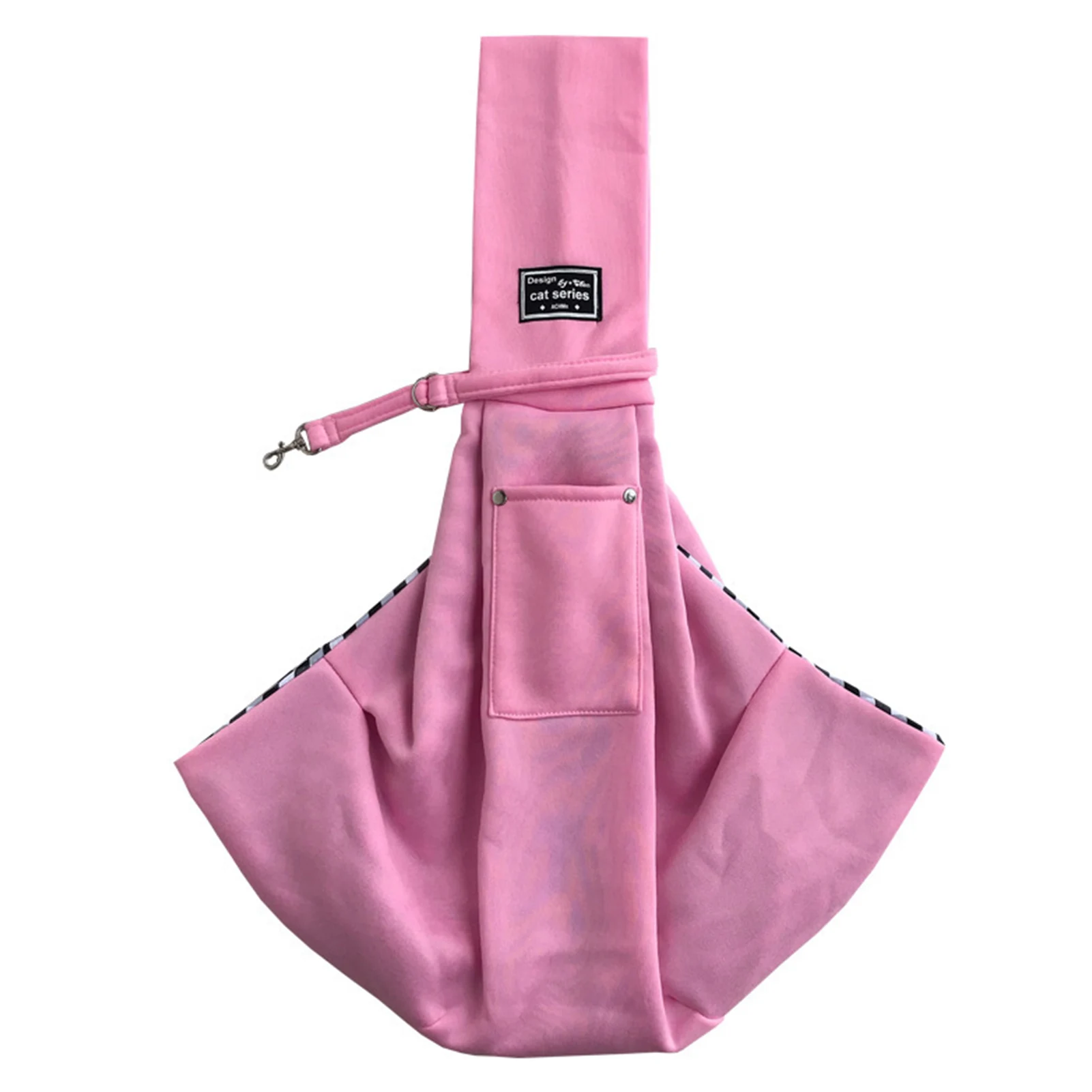 Pet Crossbody Shoulder Bag Sling Carrier for Pet Outdoor with Side Small Pocket Shoulder Bag 8 Colors Durable Solid Color Soft