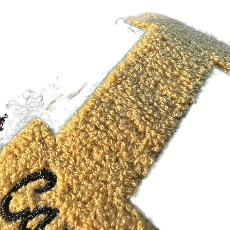 WTHT Fashion Women's Spliced Plush Badge Hole Knit Cardigan 2025 Winter Trendy V-neck Long Sleeves Sweater Female 1LS2771