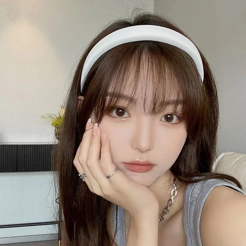 

Colorful Sponge Wide-Brimmed Headband Summer Pastel-Colored Hair Bands and Clips Cute Hair Accessories for Girls