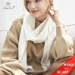 hija Scarf Women luxury 100Wool Designer Winterscarf women luxury 2022 Multifunction shawls Wraps luxury brand pashmina SCARFVES