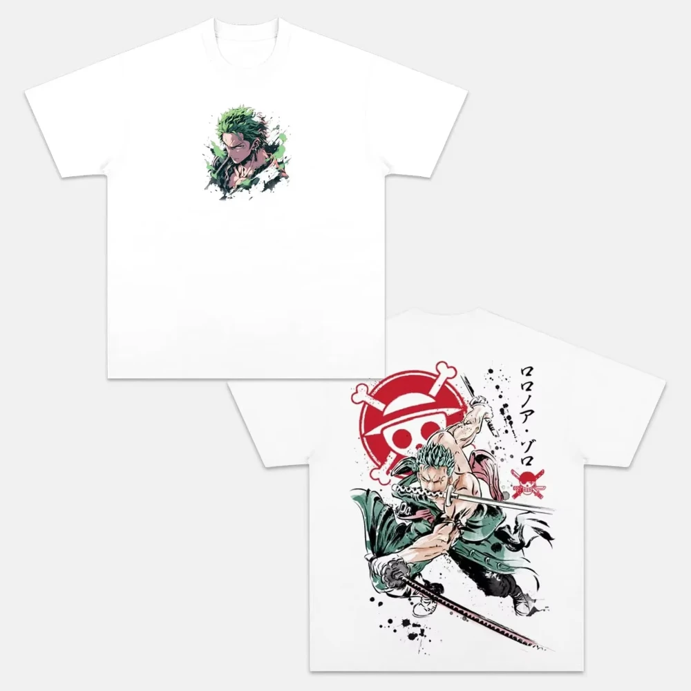 日本アニメワンピースルフィチョッパー周辺印刷 Tシャツ最新夏の男性と女性の綿トップス半袖イン