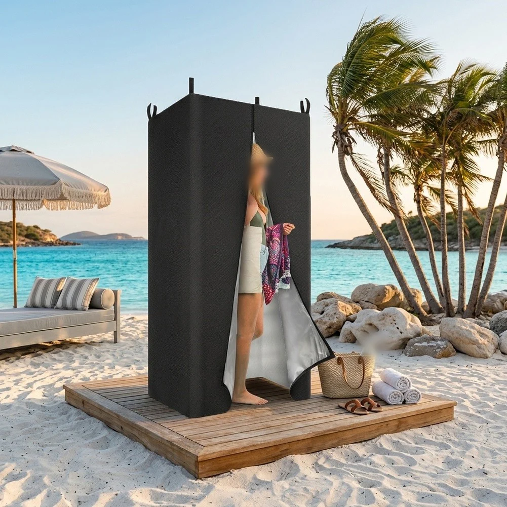 

1pc Portable Outdoor Yacht Changing Room Cover For Changing Clothes 210D Oxford Cloth Private Changing Area With Storage Bag