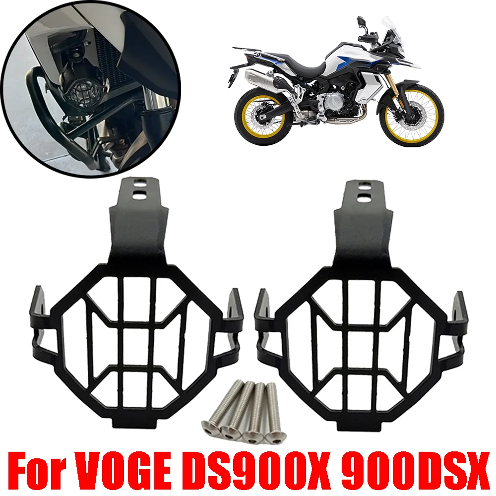 Para VOGE DS900X 900DSX DSX900 900 DSX 900 Accesorios para motocicleta Protector de rejilla para faros antiniebla Cubierta de faro auxiliar