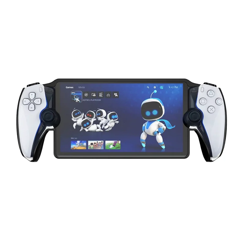 ABDE-For Playstation Portal Game Machine Tpu مع حامل حافظة واقية لآلة الألعاب