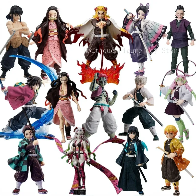

In Stock Original Demon Slayer BUZZmod. Kamado Nezuko&Kochou Shinobu&Akaza Anime Action Figures Toy Gift Collection Hobbies