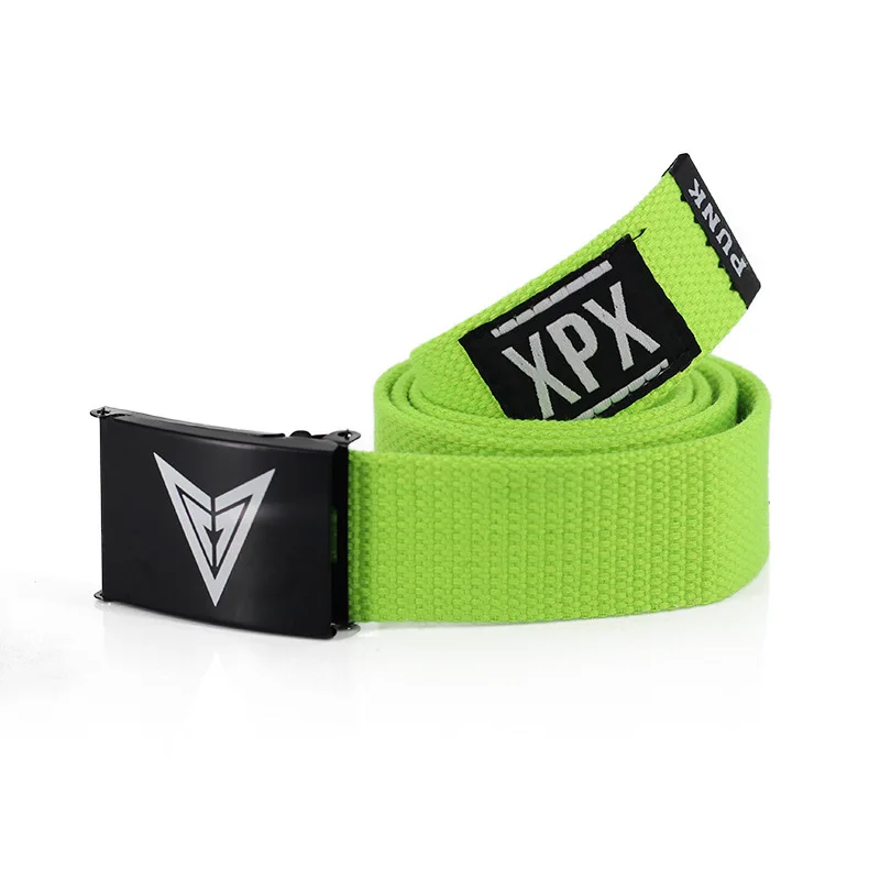Graffiti Colorful Belt Canvas Ins Style Men\'s and Women\'s Simple Student Casual Pants Belt Youth Belt Korean Version Youth Stree