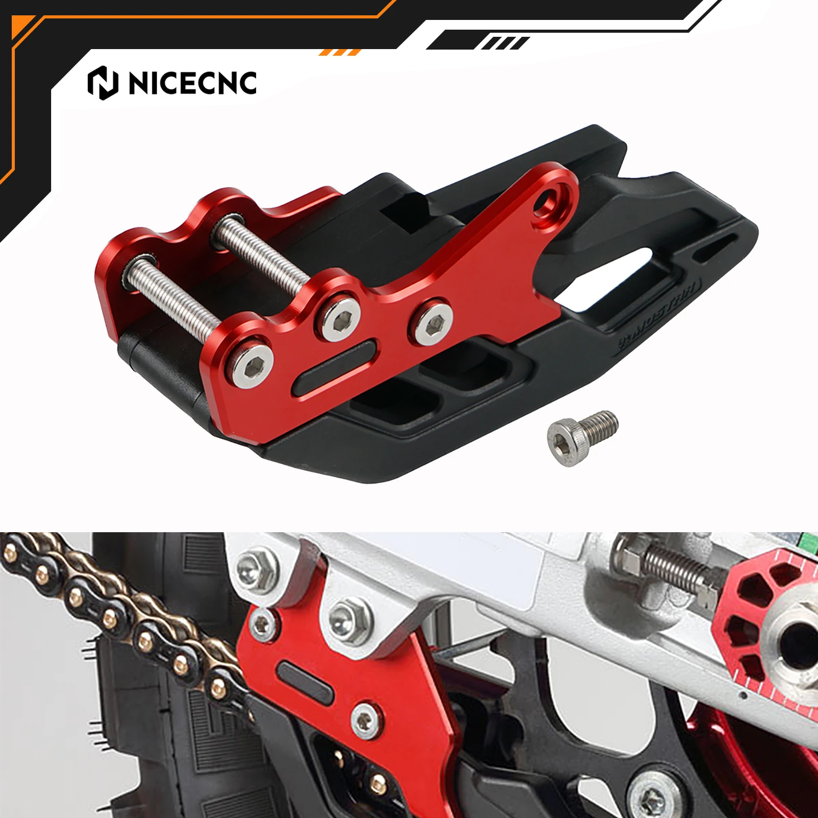 

NICECNC For Honda CRF250R CRF450R CRF450X 2008-2022 CRF450L CRF250RX CRF450RX 2019-2022 CRF250X 2007-2017 CR450RL Chain Guide