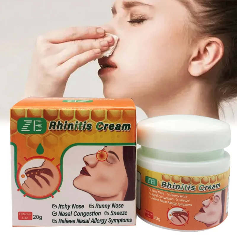 ZB Propolis Nasal Cream Natural Herb Powerful Treat Chronic Rhinitis Sinusitis Sterilize Anti-Itching Prevent Sneezing Nose Care