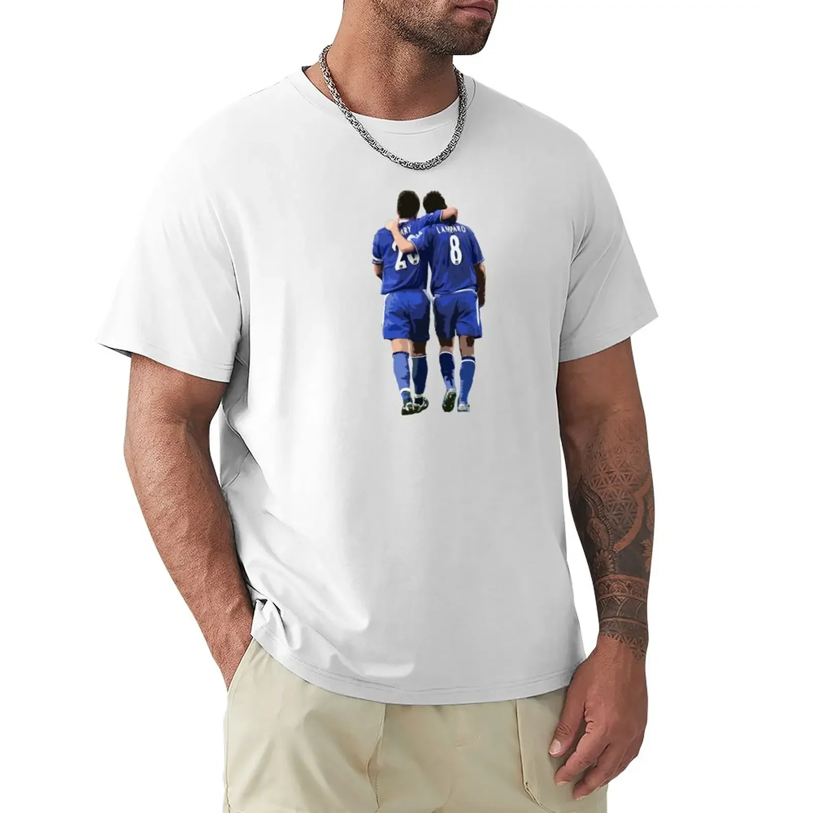 Terry and Lampard Artwork T-Shirt Short sleeve tee boys whites quick-drying mens clothing