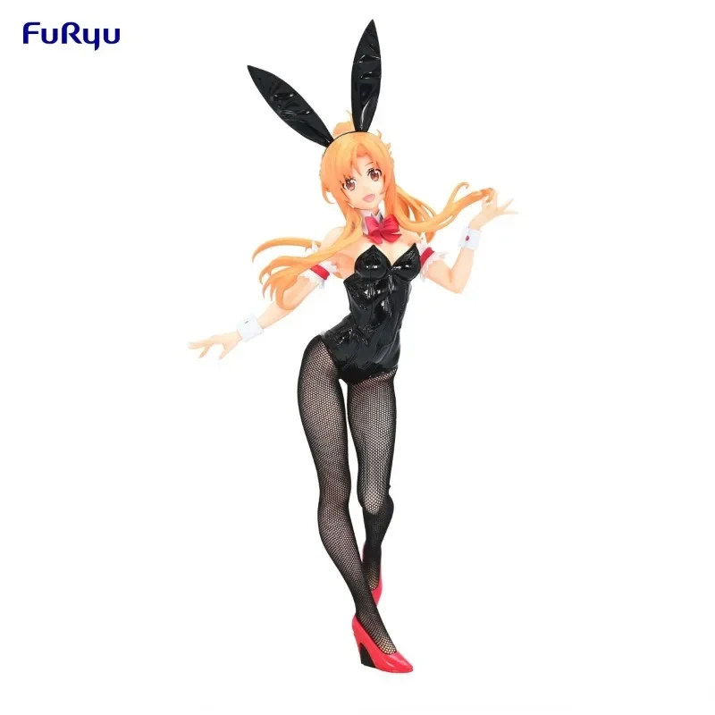 FURYU Genuine BiCute Bunnies Sword Art Online Anime Figure Asuna Leafa Sinon Action Toys Kids Christmas Gift Collectible Model