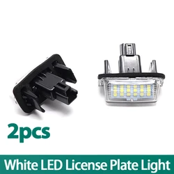 2x Car Rear LED SMD License Number Plate Light Lamp 6000K For Toyota Camry Avalon Auris E18 Vios Esquire EZ Noah Proace City SAI