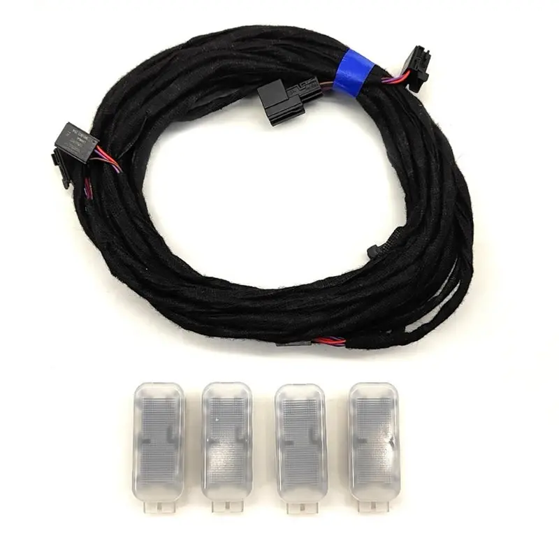 

Многоцветная подсветка ног A11M-RGB для A4 A5 S4 S5 B9.5 A6 A7 C8 Q7 - разноцветная, с кабелем, номер детали 80A947415E