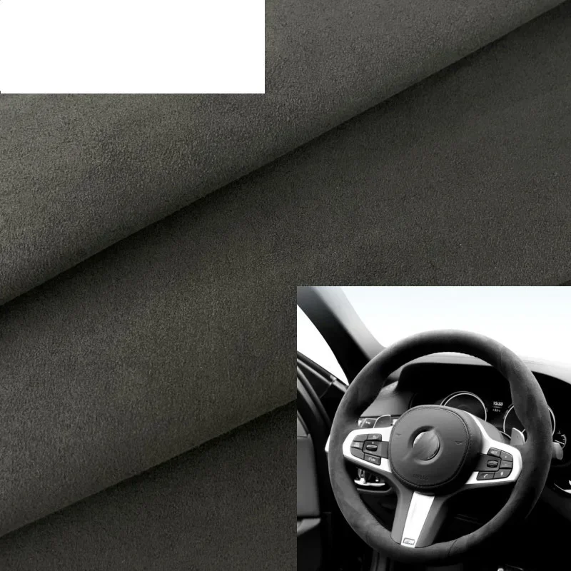 

100% Polyester Suede Microfiber Fabric Material - No Shedding Pilling Fading for Car Wheel And DIY Projects