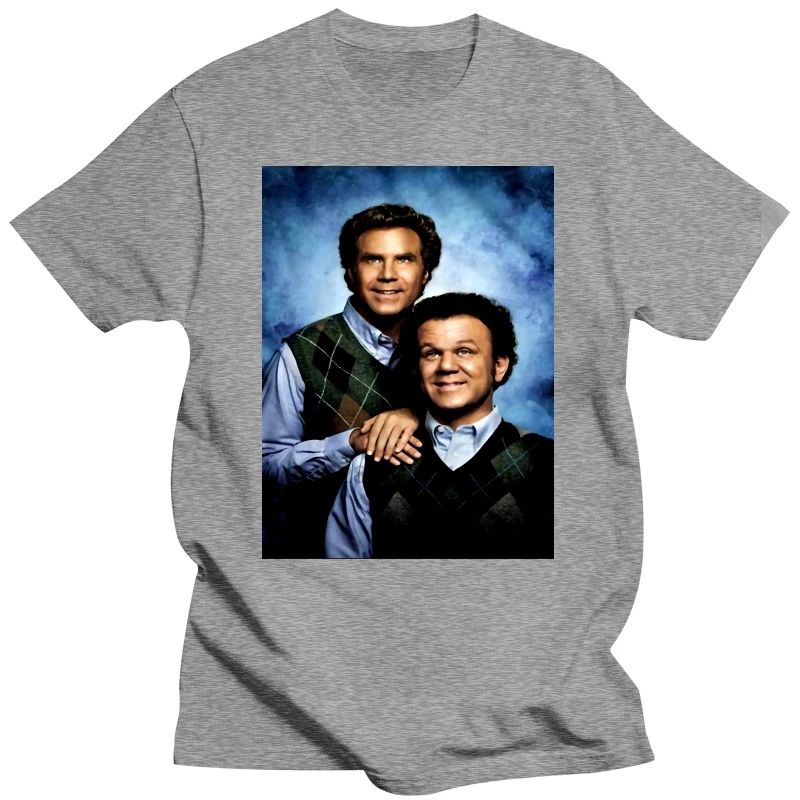 Camisetas en línea de algodón con cuello redondo, camisas de manga corta, cartel de Step Brothers, camiseta negra para hombre, nuevas tallas S a 3Xl para hombre FNUKRDHN