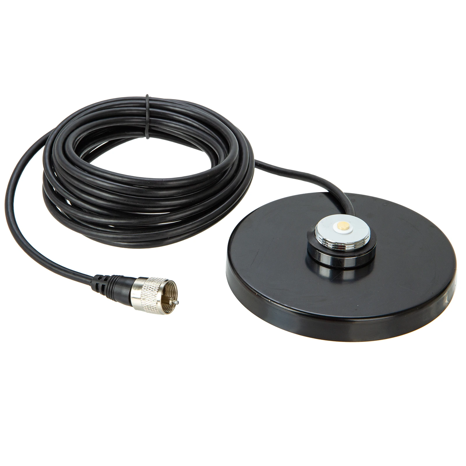 

NB-120 12CM NMO Mount Magnetic Base With 5M PL-259 RG-58 Coaxial Cable For QYT TYT Car Mobile Radio Antenna Mount