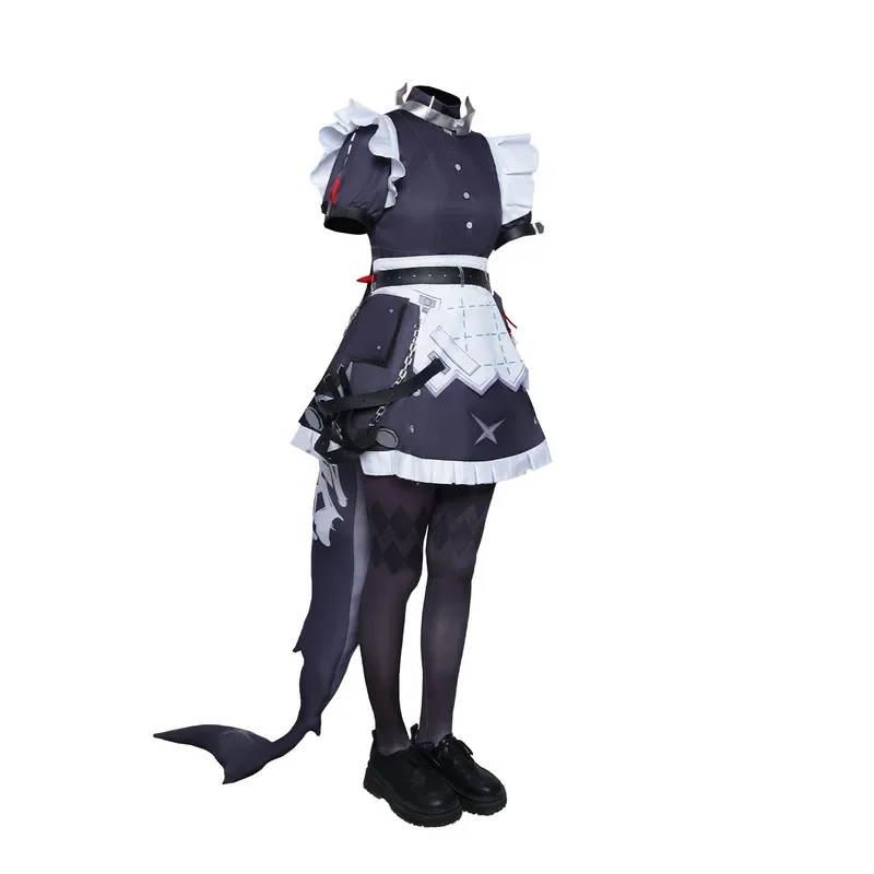 SN55In المخزون مجموعة كاملة Zenless منطقة صفر إلين جو تأثيري حلي ZZZ إلين جو تأثيري فستان مُصمم حسب الطلب الذيل شعر مستعار الدعائم الوصول $5Q @ 1