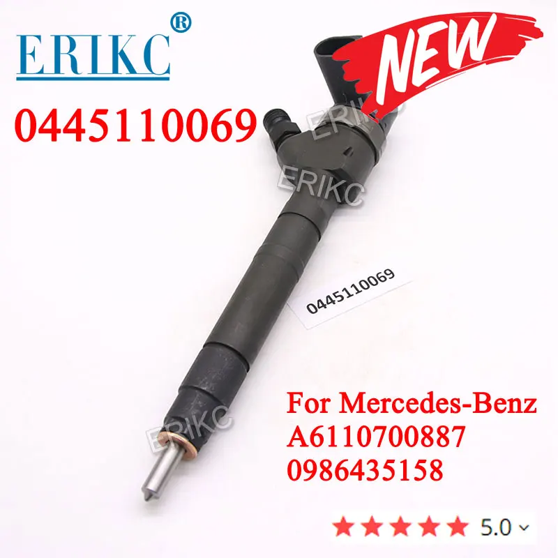 

0445110069 Diesel Injection Nozzle 0 445 110 069 Common Rail Fuel Injector 0445 110 069 for MERCEDES-BENZ 611 070 08 87