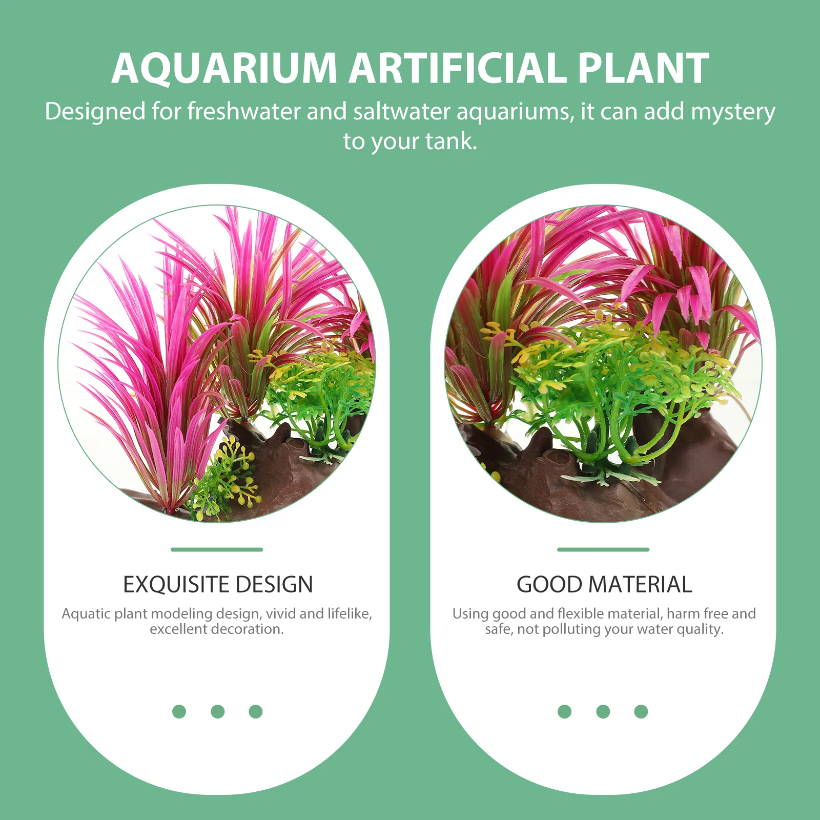 

20Pcs Aquarium Artificial Plant Fake Water Grass Simulation Decoration Fish Tank Accessory Lively Aquarium Ornament