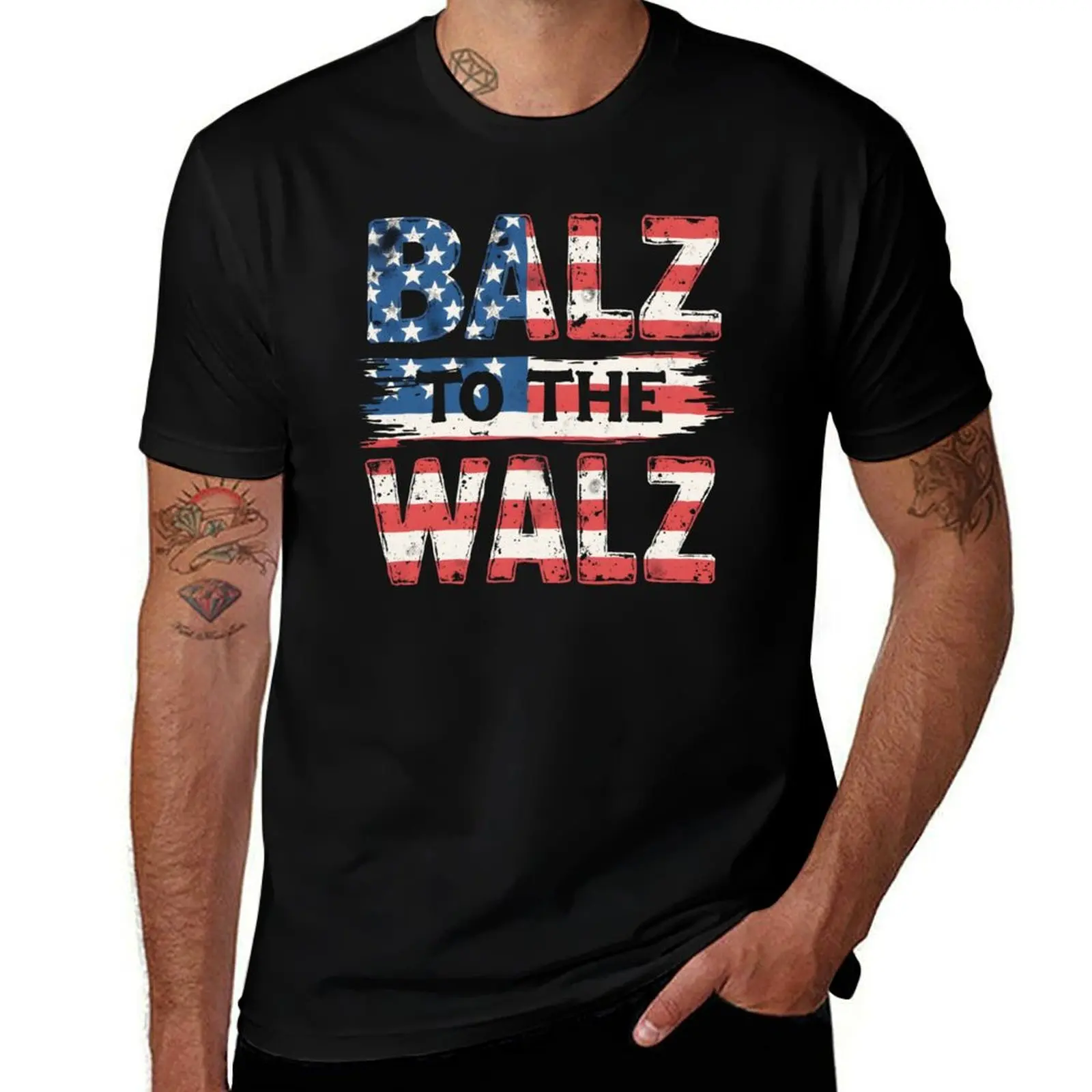 

Balz To The Walz T-Shirt Big and Tall Casual T-Shirt