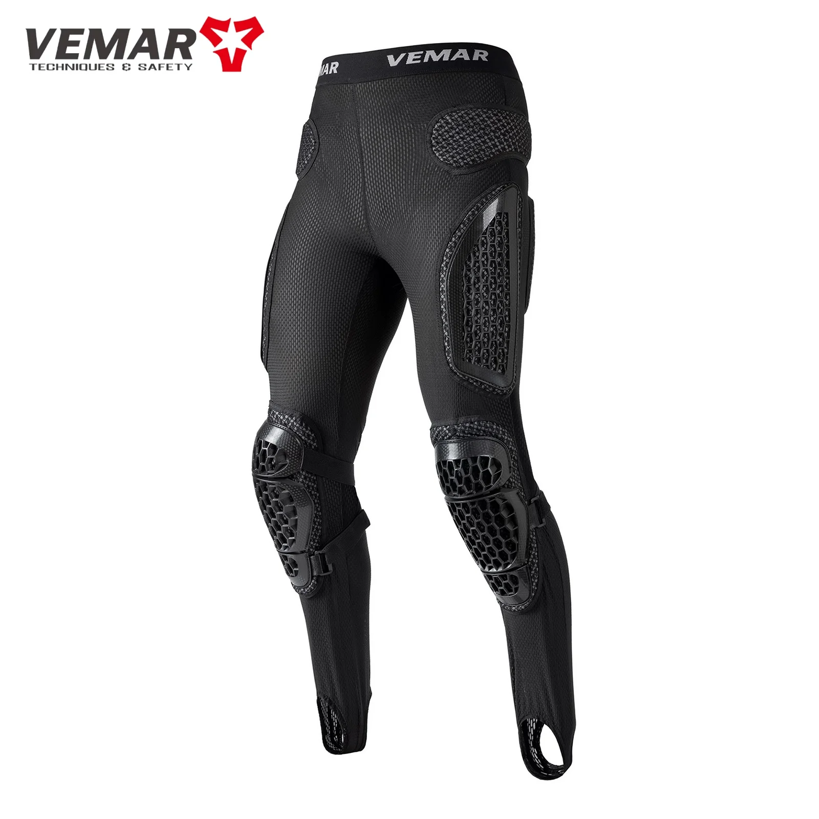 

Motorbike Off-Road Armor Pants Breathable Mesh Motorcycle Riding Trousers Abrasion-Resistant Knee Hip Protection Anti-Fall Gear