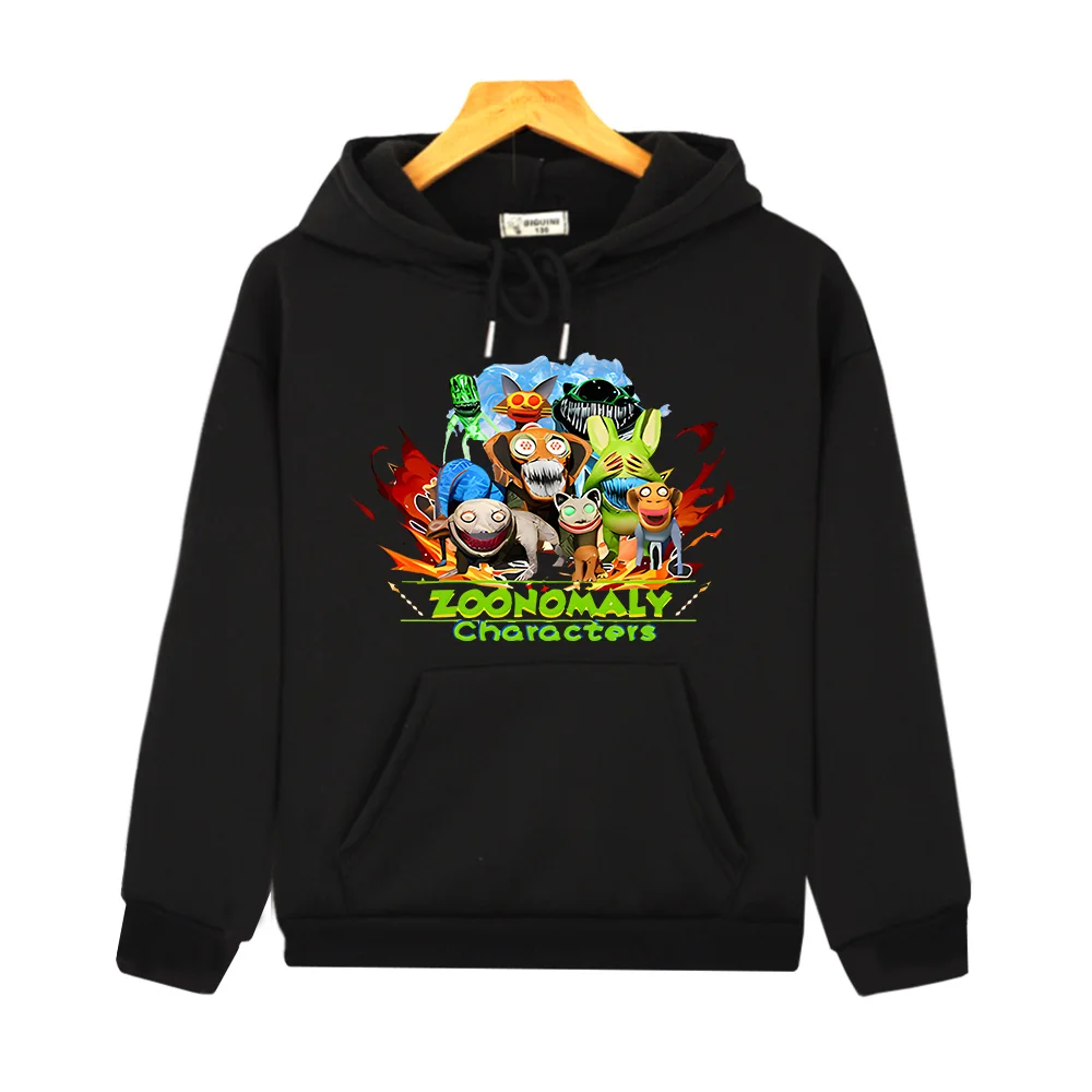 Cartoon Zoonomaly Game Kids Cartoon Anime Manag Graphic Sweatshirts Streetwear Baby Boys Clothes Sudaderas Girls Clothing Unisex