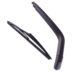 Rear Window Windshield Wiper Blade & Arm Car Fit for Toyota Yaris Scion XB 2008 2009 2010 2011 2012 2013 2014 Black Plastic