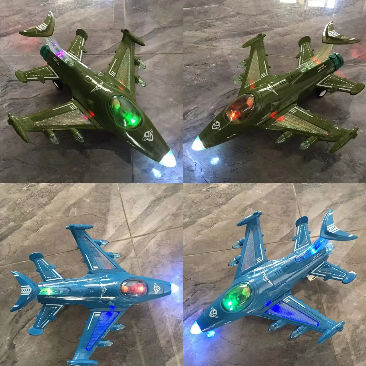 

Детские электрические самолеты, игрушки с подсветкой, музыкальный скользящий самолет/истребитель, электрические игрушки для мальчиков и девочек, подарки