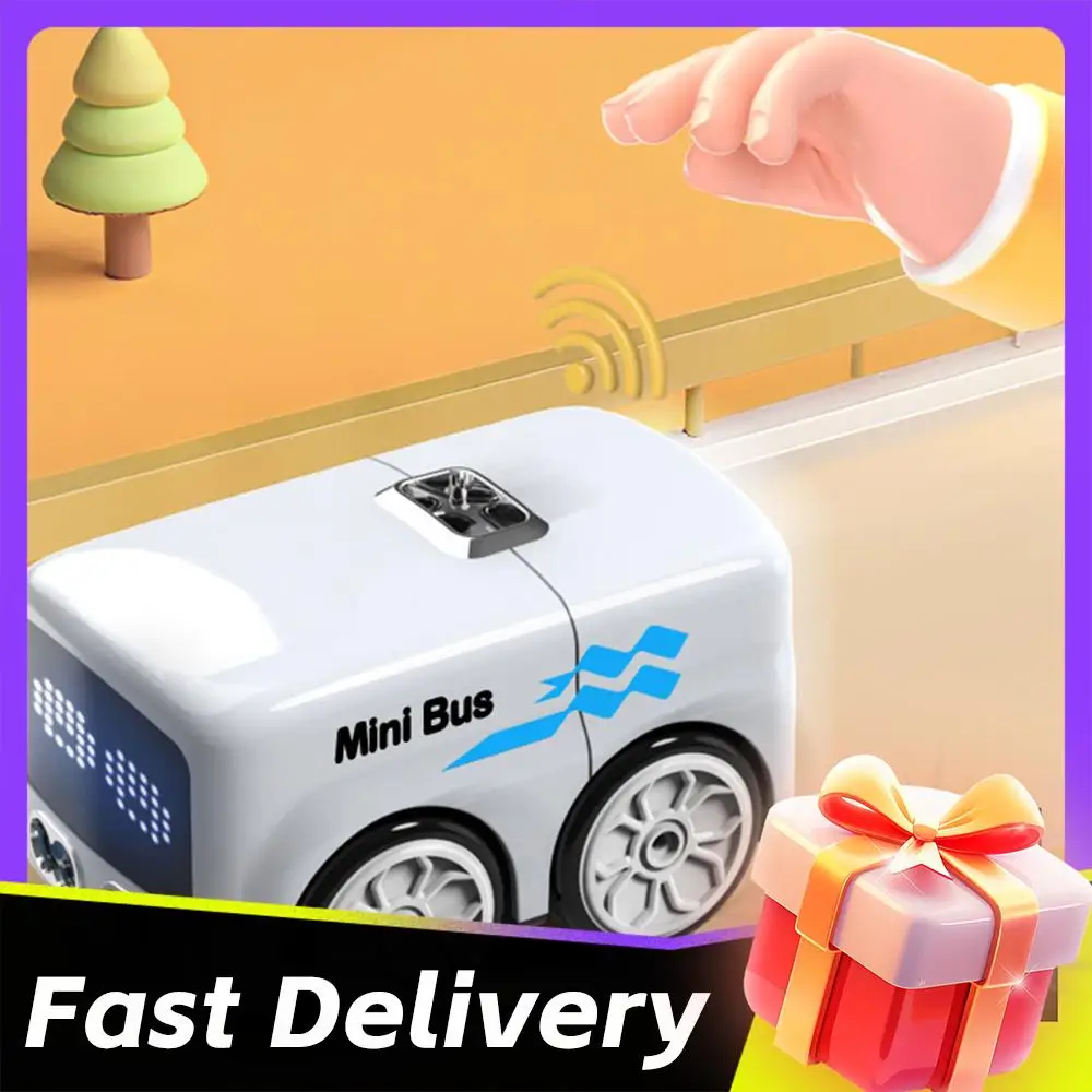 

Интеллектуальный мини-автобус, умный электромобиль-игрушка с дистанционным управлением, функцией следования за линией, для детей старшего возраста